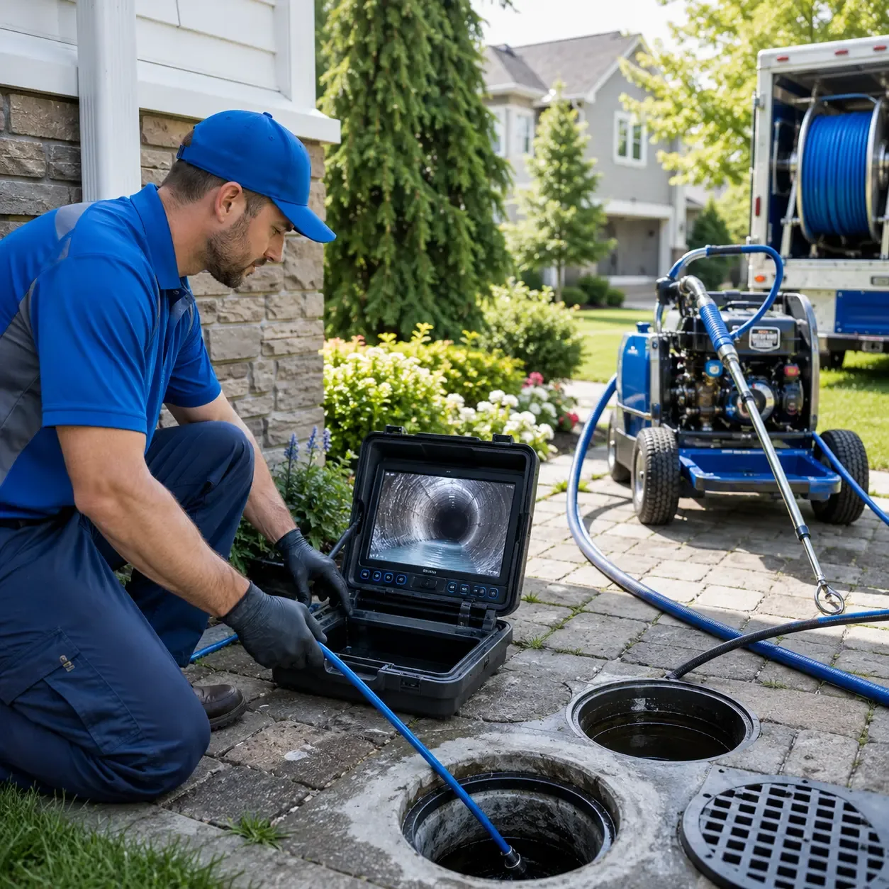 Outdoor drain cleaning professionals serving Montague, MI