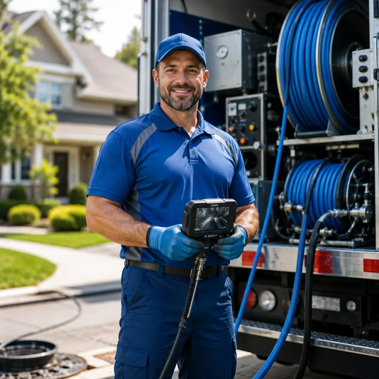 Local outdoor drain cleaning specialists in Montague, MI